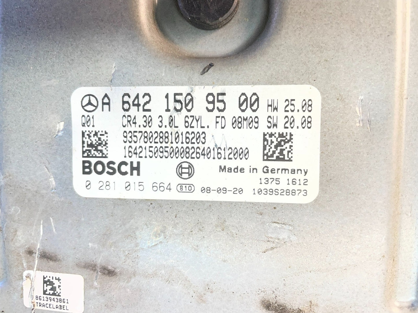 2007 to 2009 Mercedes Sprinter ECU ECM Engine Control Module Unit AC5404 DG2