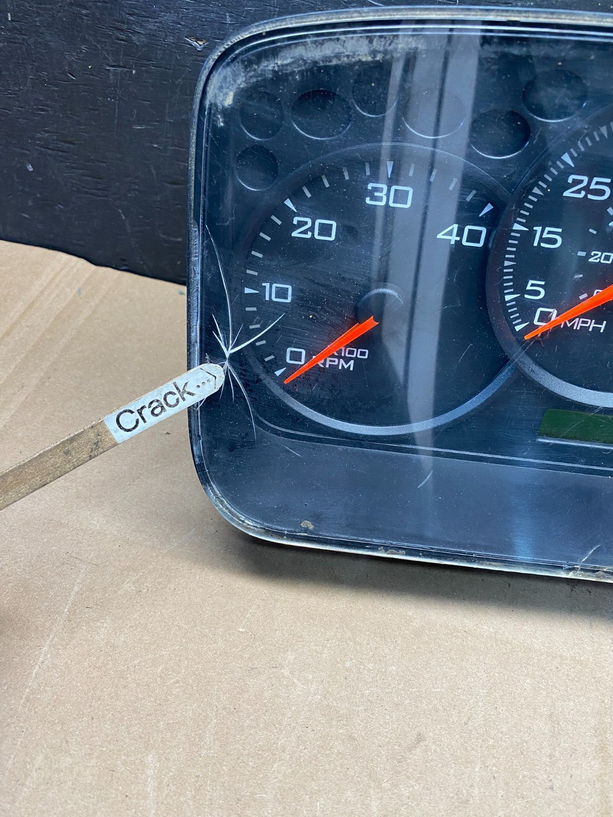 2007 Ford F450 4 Gauge Instrument Dash Cluster International 3587350C96 O7296 PS1
