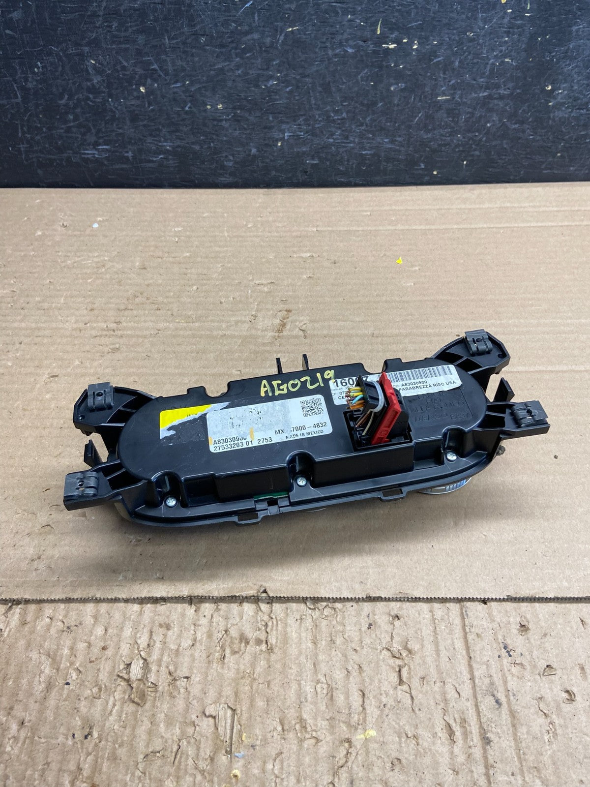 2014 to 2017 Fiat 500 Heater Climate Control Control Temp AG0219 DG6