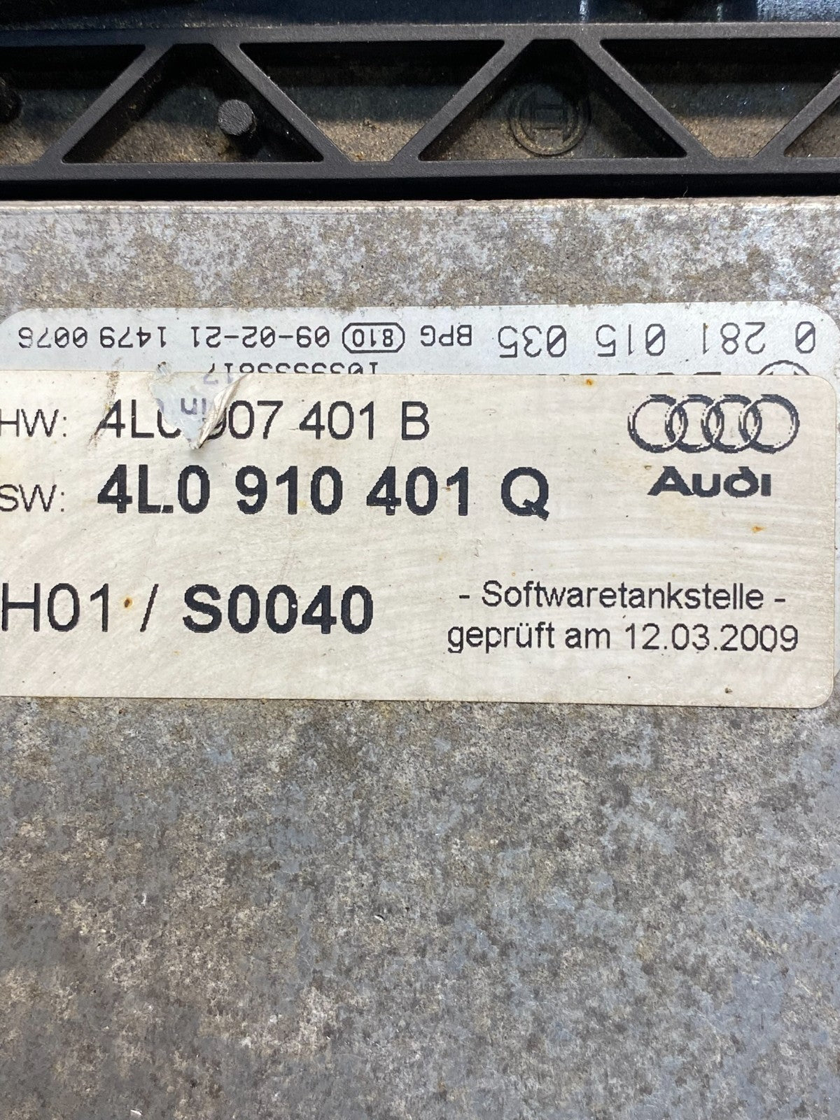 2009 to 2015 Audi Q7 3.0L Engine Computer Ecu Pcm Ecm 4l0910401q OE AE7545 DG2