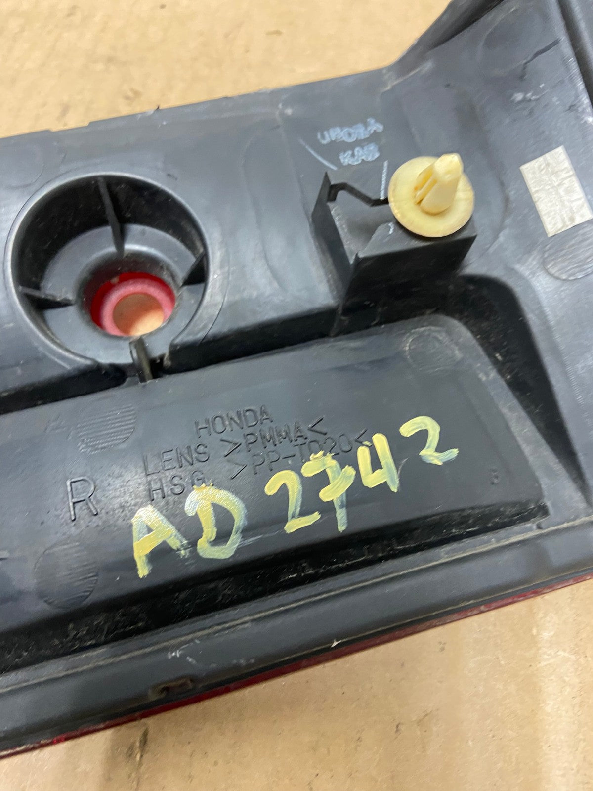 2001 to 2002 Honda Accord Sedan Right Passenger Inner Tail Light AD2742 LK7