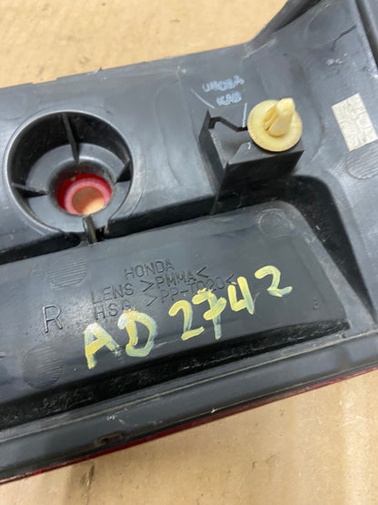 2001 to 2002 Honda Accord Sedan Right Passenger Inner Tail Light AD2742 LK7