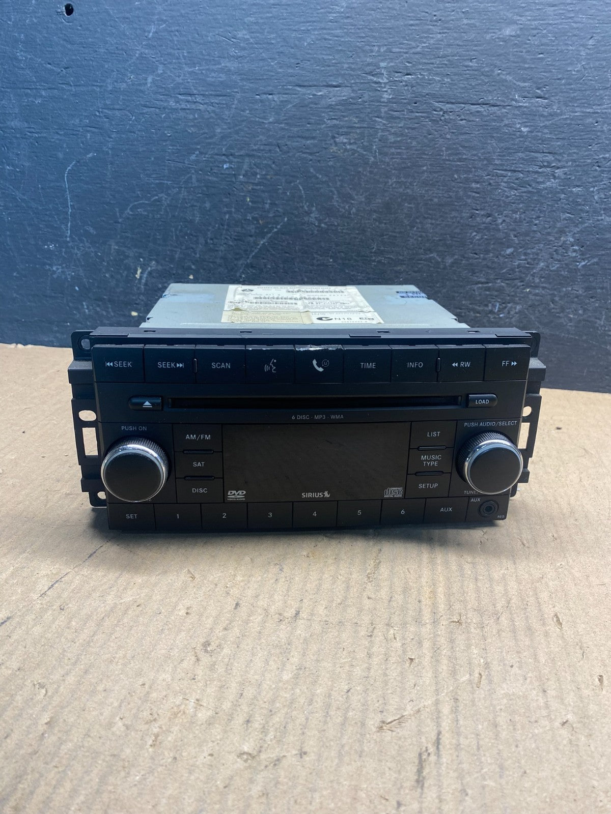 2007-2012 Chrysler Dodge Jeep Ram Radio CD MP3 AUX Receiver AE7734 DW0