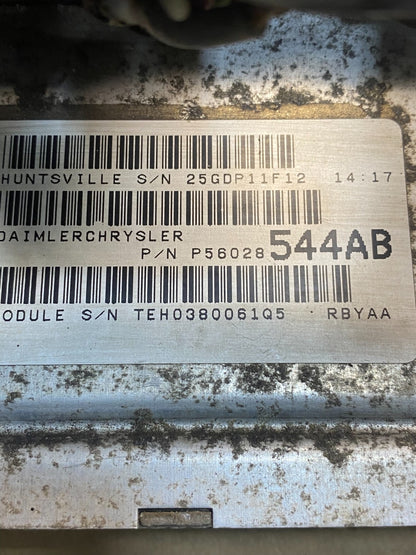 2001 Dodge Ram 1500 Engine Computer 5.2L ECM ECU AD3483 DG2
