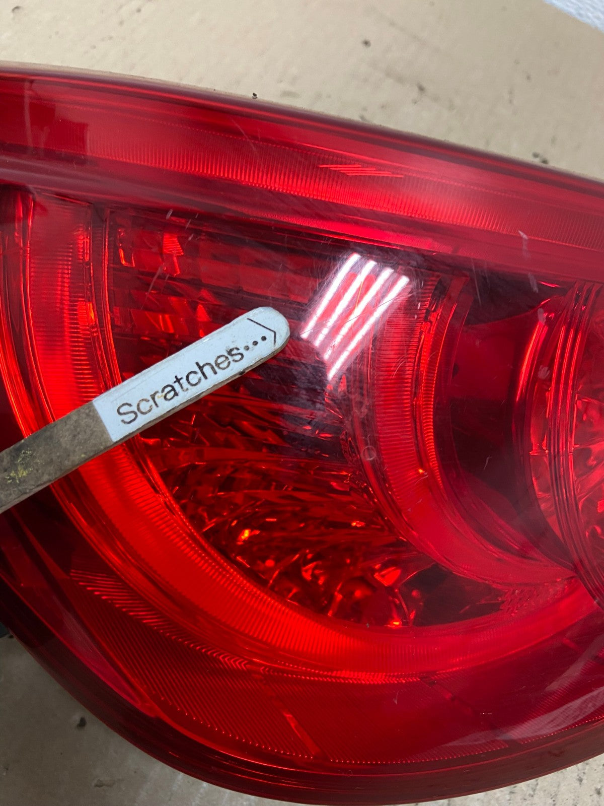 2014 2015 2016 Infiniti Q50 Left Driver LH Side Tail Light AF2840 LK3