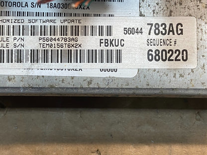 2006 Jeep Liberty 3.7L Engine Computer Module p56044783ag ECU ECM AG1640 DW2
