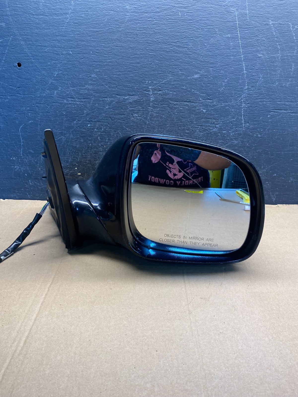 2007 to 2009 Audi Q7 Right Passenger Side Door View Power Mirror AE7676 DW10
