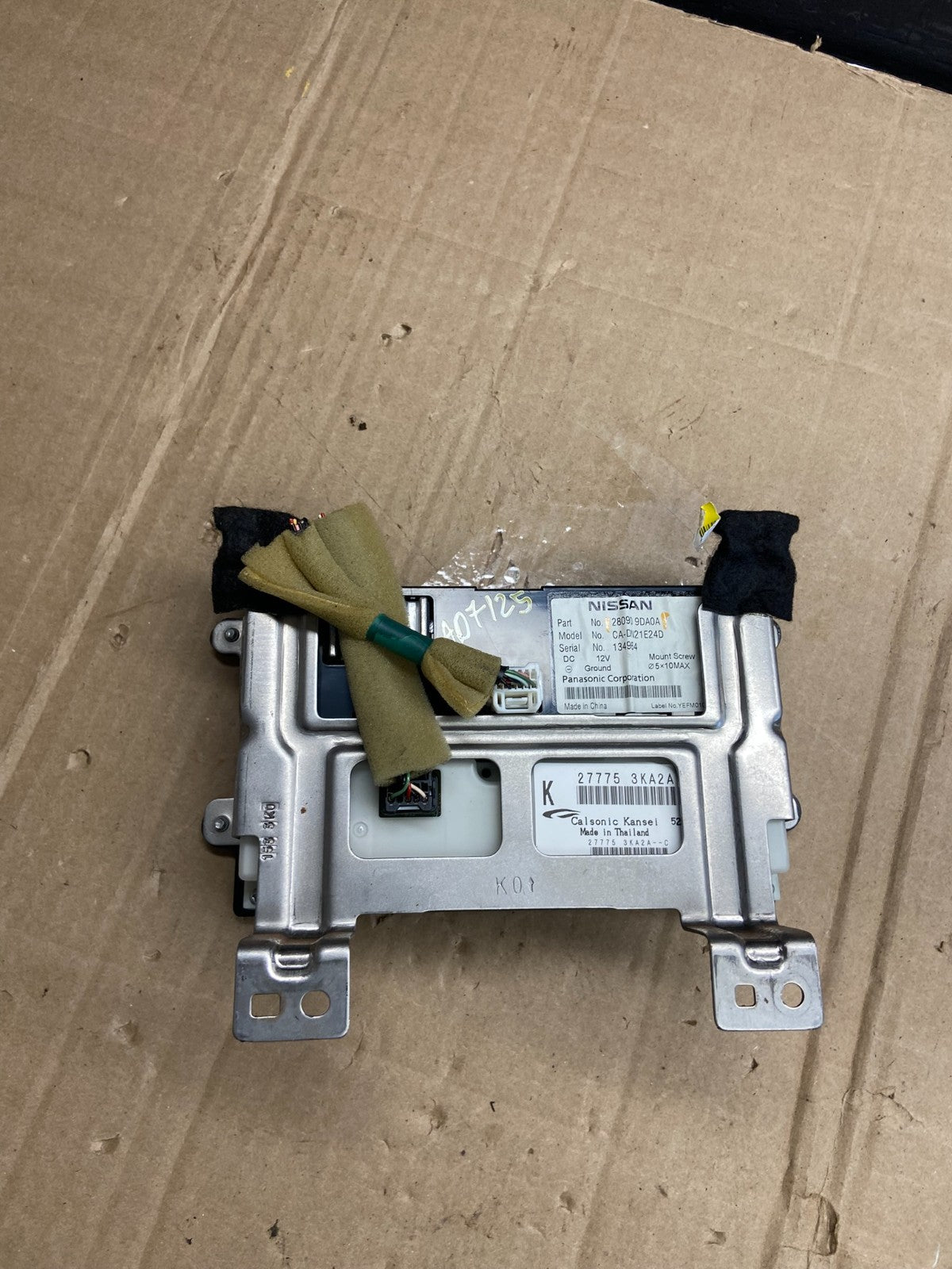 2012-2014 Nissan Maxima Dash Information Display Screen Display AD7125 DG4