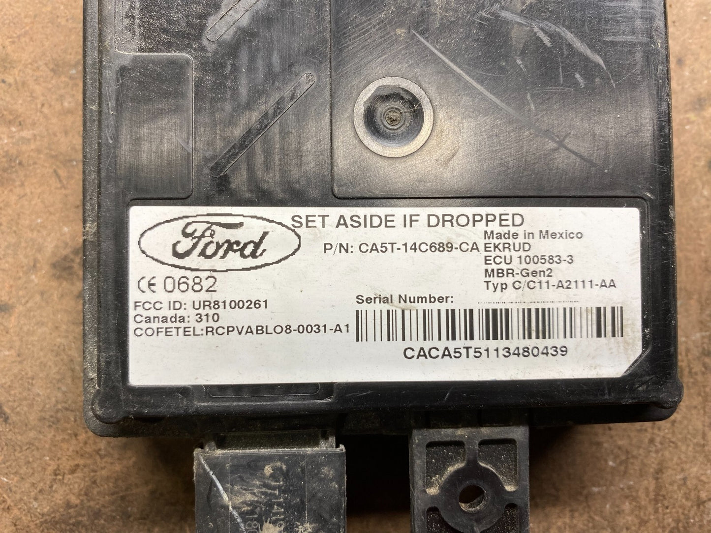 2010 2011 2012 Ford Lincoln Rear Radar Blind Spot Module L3974 DG2