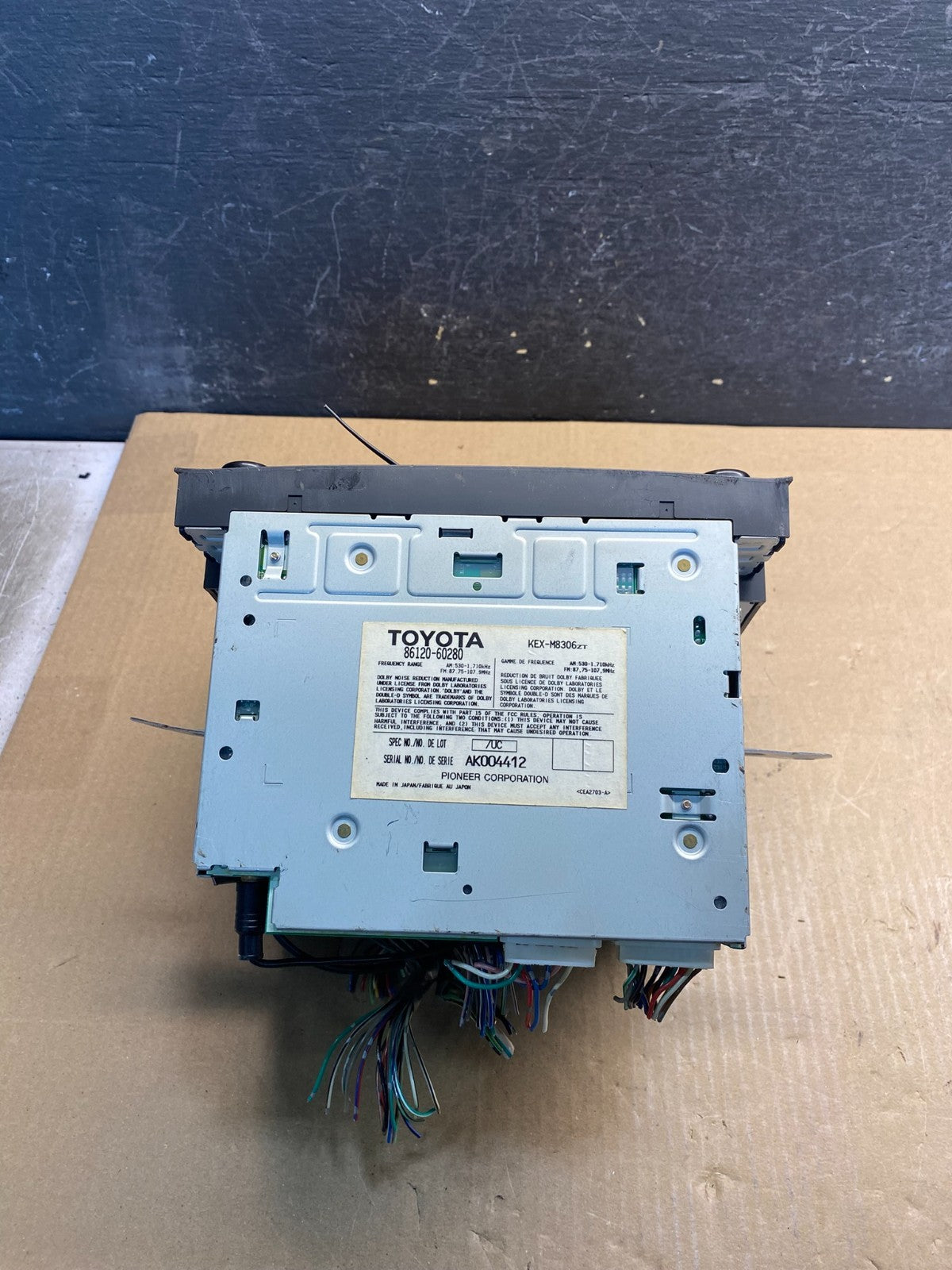 1997 to 2002 Lexus LX470 Navigation Radio AG1809 PS4