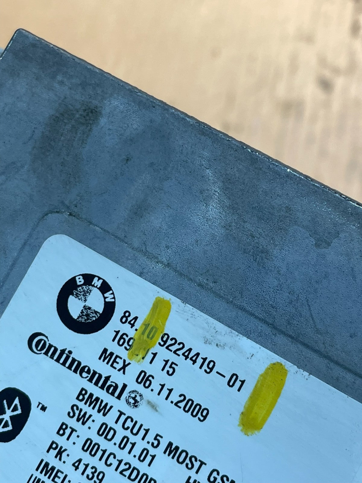 2009 to 2011 Bmw Bluetooth  Control Module Computer Telematics OEM u9226 DG5