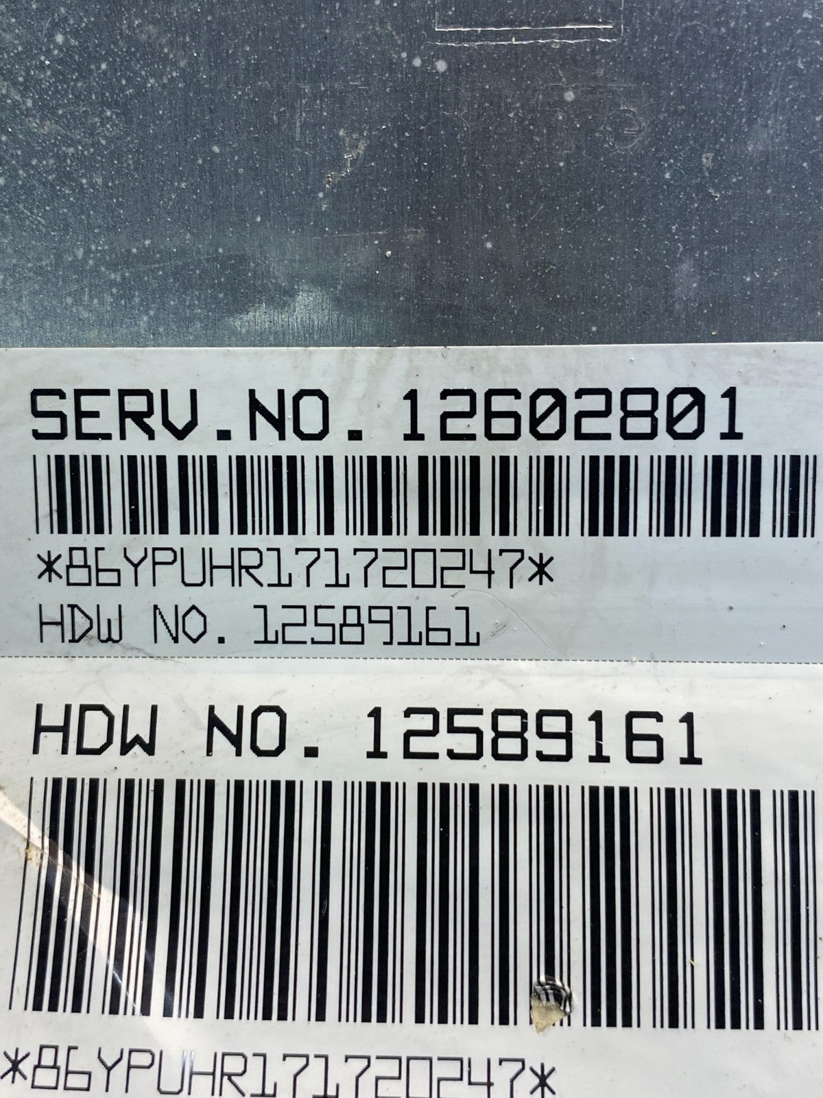 2005 Chevrolet Astro Ecu Engine Control Module Unit Ecm 12602801 AE7967 DW2