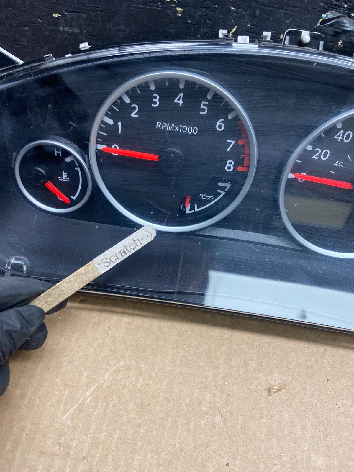 2007 2008 2009 Nissan Pathfinder Speedometer Cluster Gauge X6607 DG1