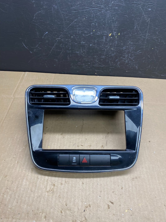 2011 - 2014 Chrysler 200 Dash Radio Bezel Trim Clock Hazard Bezel AB9471 DG0