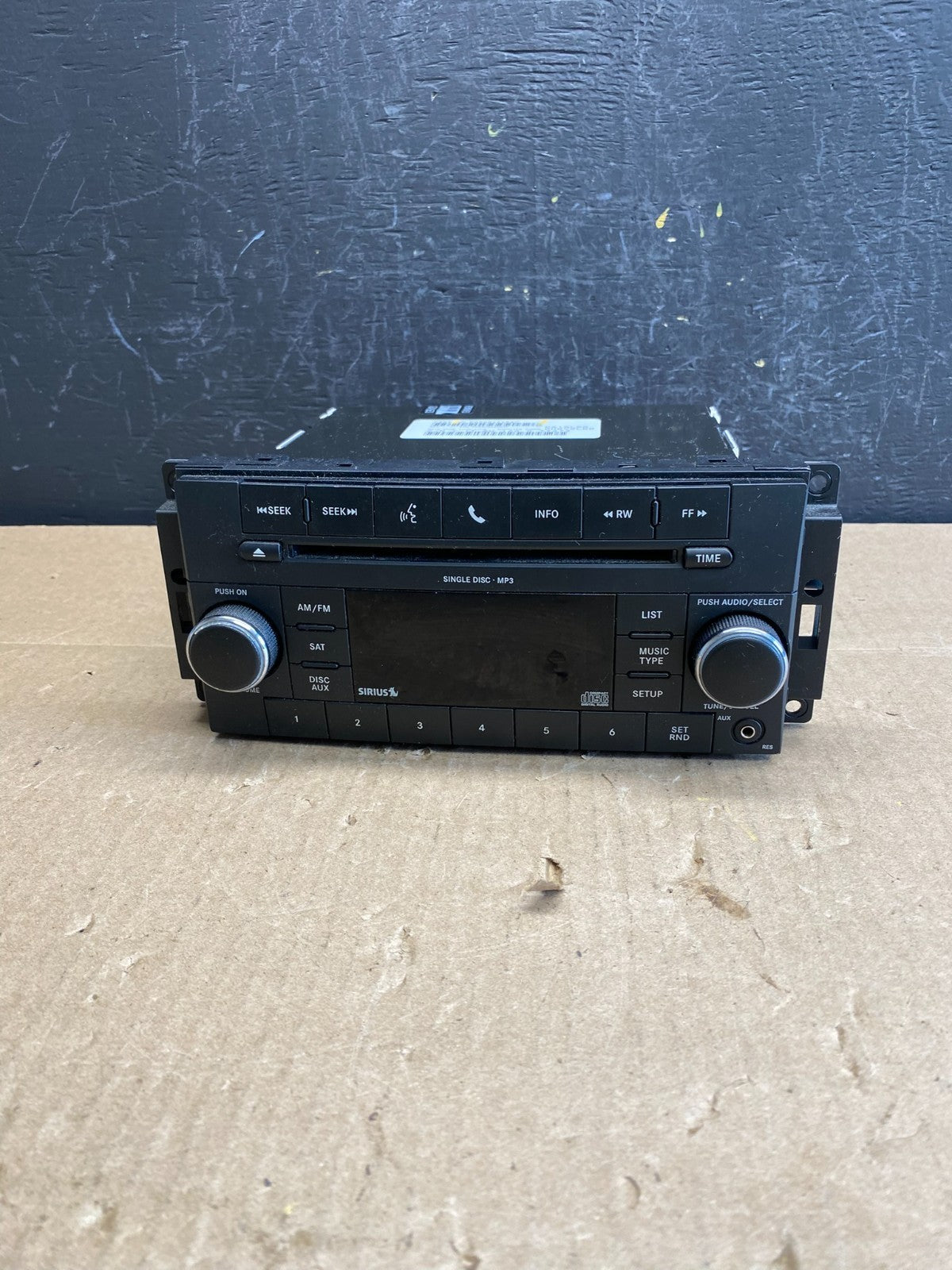 2008 - 2010 Dodge Avenger Center Dash Black Radio Trim Bezel Panel AC6291 DG0