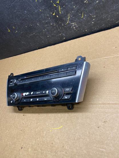 2010-2011 BMW F10 535i 550i Heater Ac Climate Radio Stereo Control OEM w6484 DG3