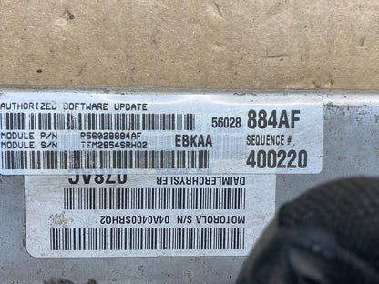 2005 Dodge Dakota 4.7L Engine Computer Module ECM ECU p56028884af AG7521 DG2