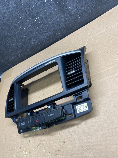 2008-2015 Mitsubishi Lancer Evo 10 X Radio Center Air Vent Bezel AG6460 DG2