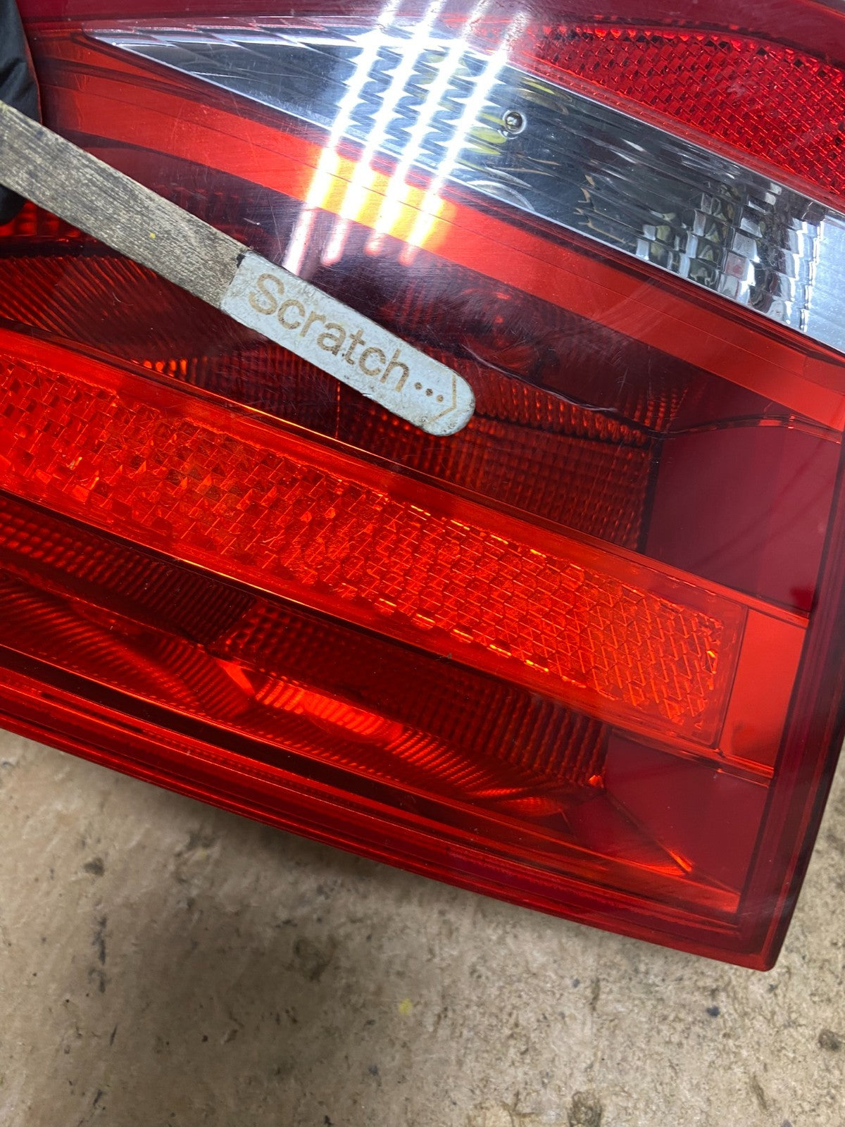 2009 2010 2011 2012 Audi A4 Sedan Left Driver Side Inner Tail Light T0648 DW3