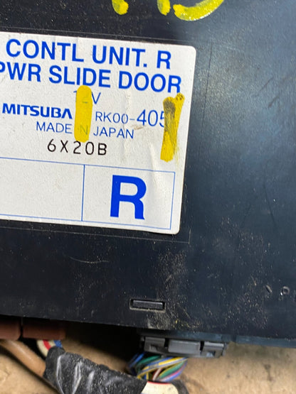 2005 - 2010 Honda Odyssey Rear Right Passenger Sliding Door Module R8493 DG6