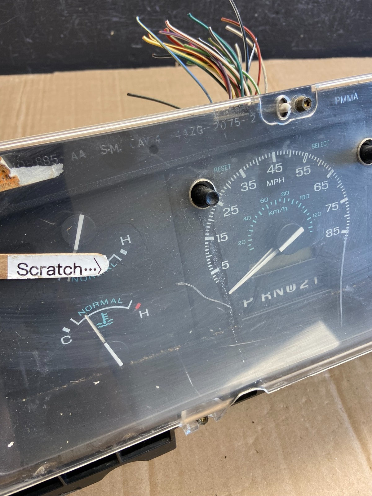 1992 to 1996 Ford F150 F-Series Bronco Speedometer Cluster Gauge ad7067 DG3