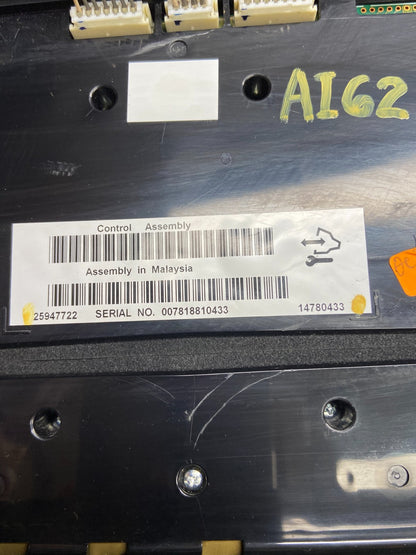 2009-2013 Cadillac CTS A/C Heater Radio Climate Control Panel Bezel OE AI6269 DG9