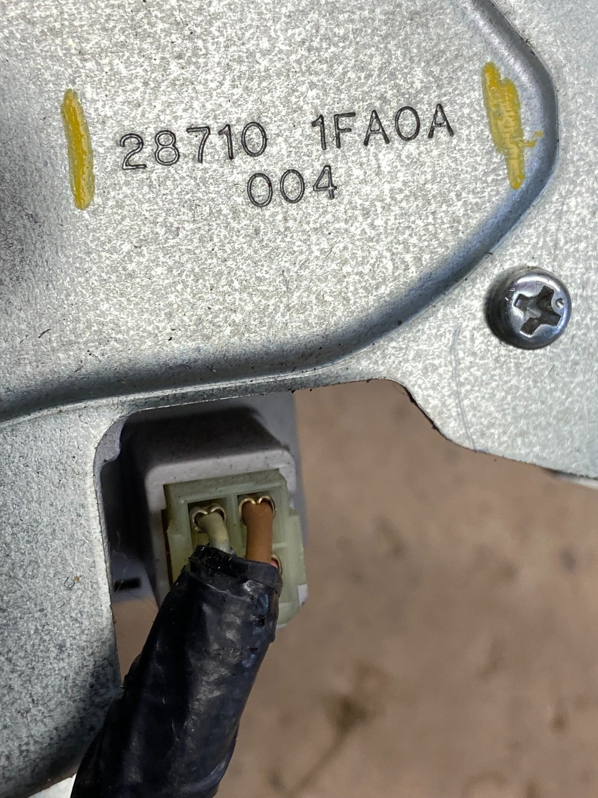 2009 to 2014 Nissan Cube Rear Wiper Motor U4703 DG5
