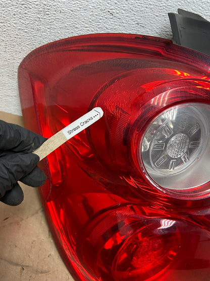 2010 to 2015 Chevrolet Equinox Left Driver Lh Side Tail Light AD7713 LK4