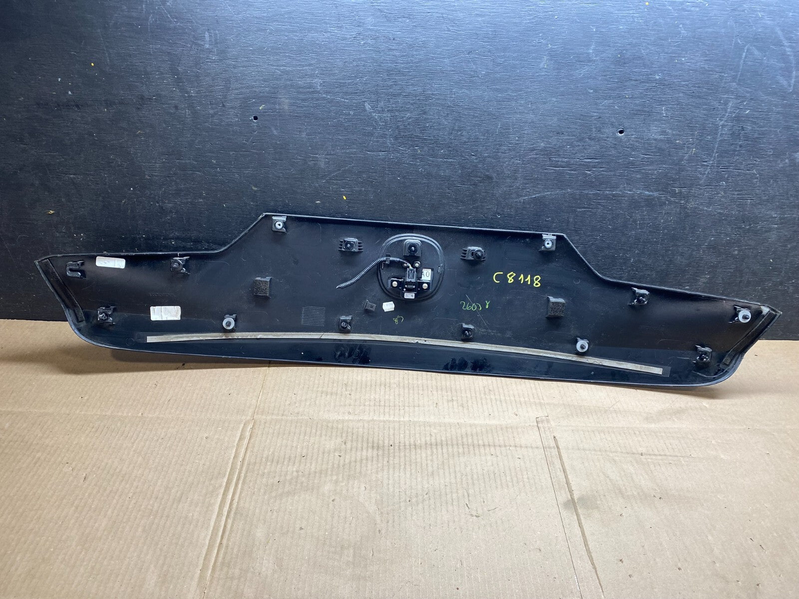 2021 to 2023 Acura TLX Rear Trunk Molding Panel W/ Camera C8118 C5