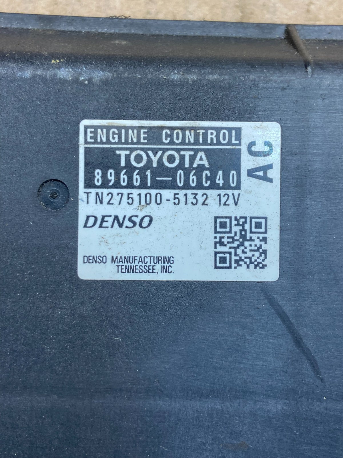 2007 Toyota Camry Electronic Engine Control Module ECU ECM AE2324 DW2