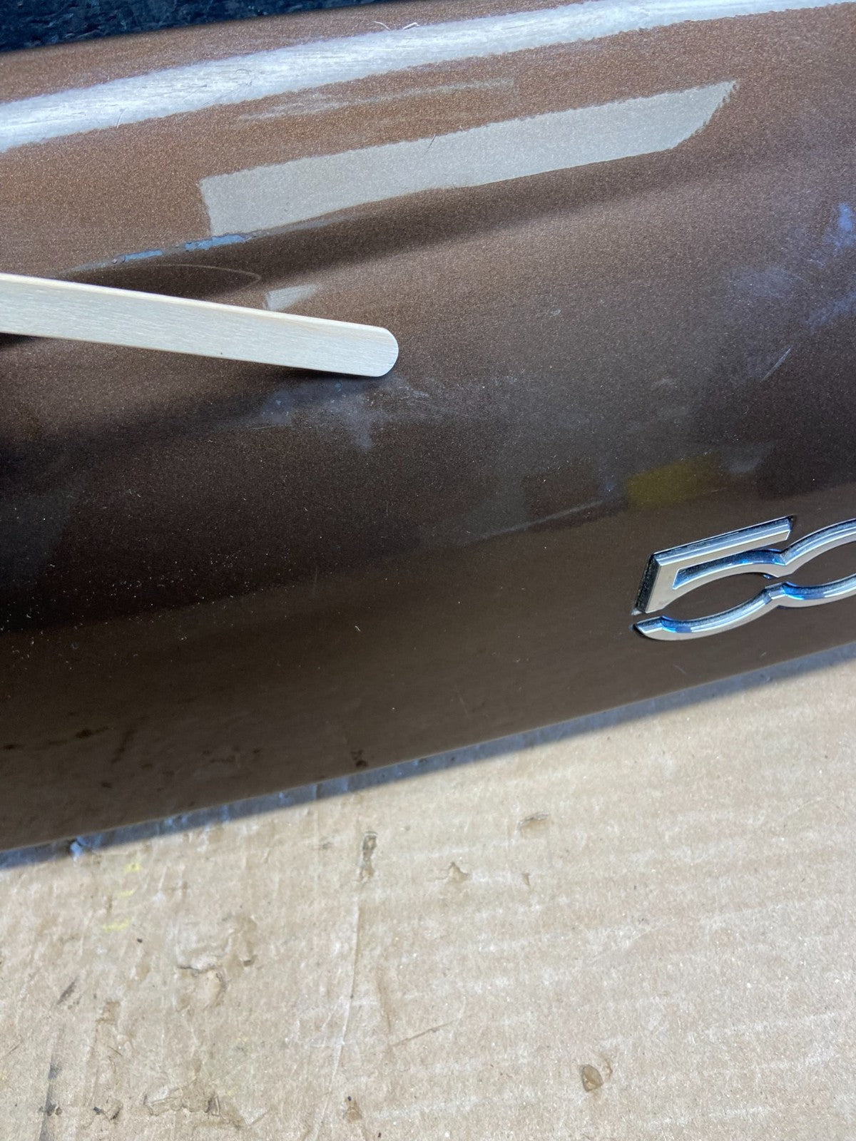 2012 to 2019 Fiat 500 Front Center Dashboard Vent Trim Bezel Blue ae3867 DG3