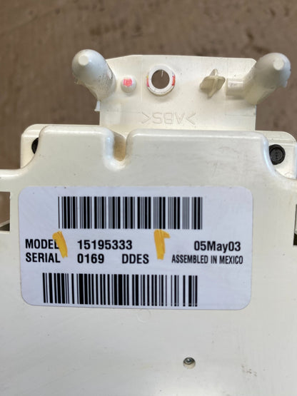 2003 to 2006 Chevrolet Silverado HVAC Heater Climate Control Module AC9082 DG5