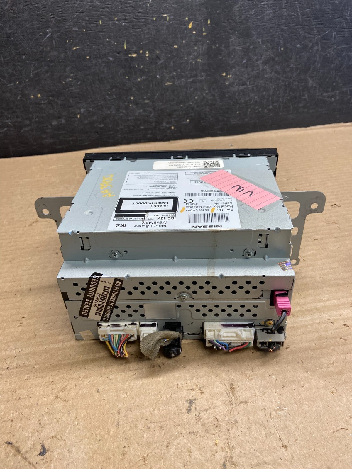 2015 to 2016 Nissan Sentra Versa Radio CD Player AM/FM 281859MB0A AH3700 DG6