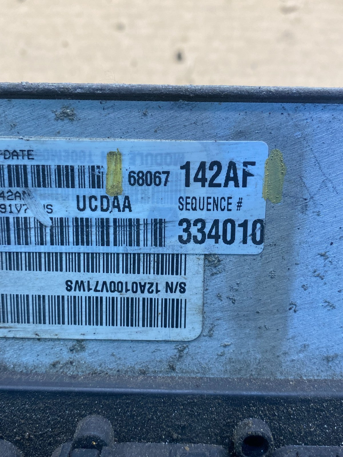 2011 Dodge Ram 5.7L Engine computer P68067142AF ECM PCM ECU AF4130 DW2