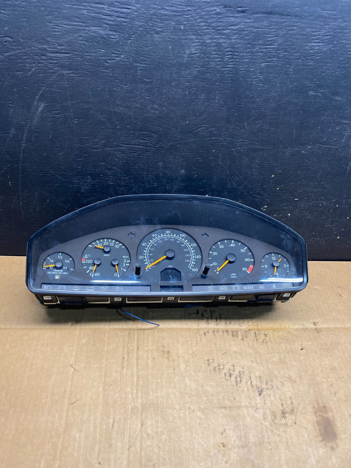 1998  Mercedes S320 W140 Instrument Cluster Speedometer o1351 DG0