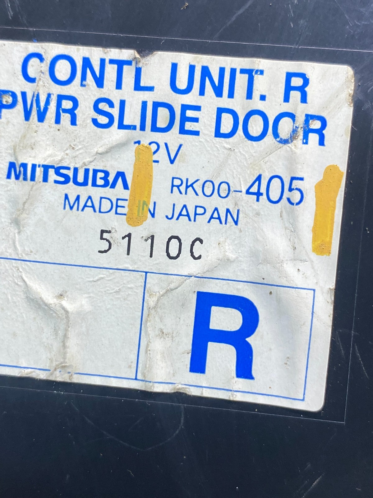 2005 - 2010 Honda Odyssey Rear Right Passenger Sliding Door Module AE7367 DW2