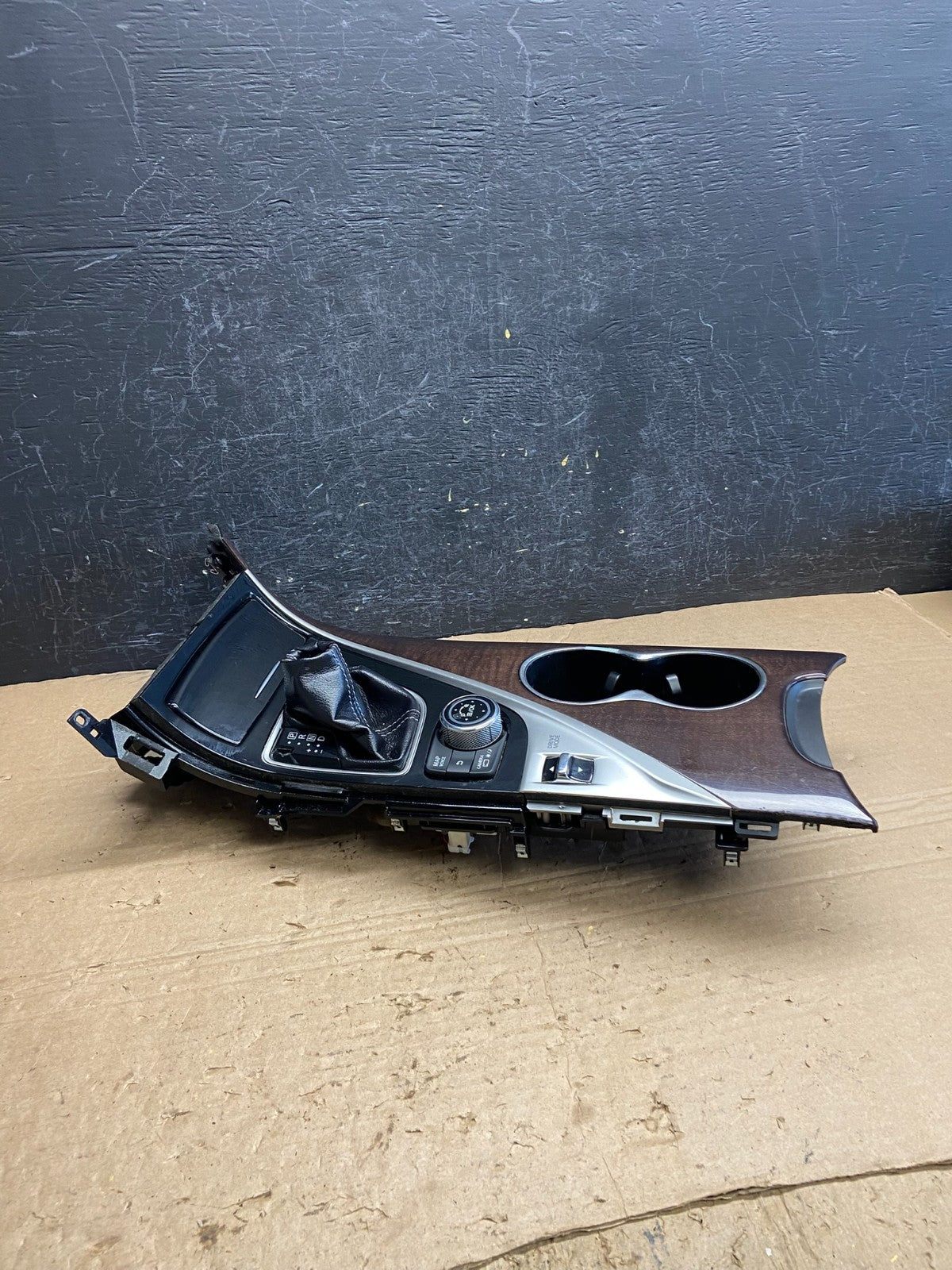 2014-2016 Infiniti Q50 Front Center Console Cup Shifter Bezel Trim AF2357 DG4
