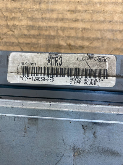 2002 Ford Van E150 E250 4.2L Engine Control ECU ECM yc2f-12a650-aed AA5781 DG3