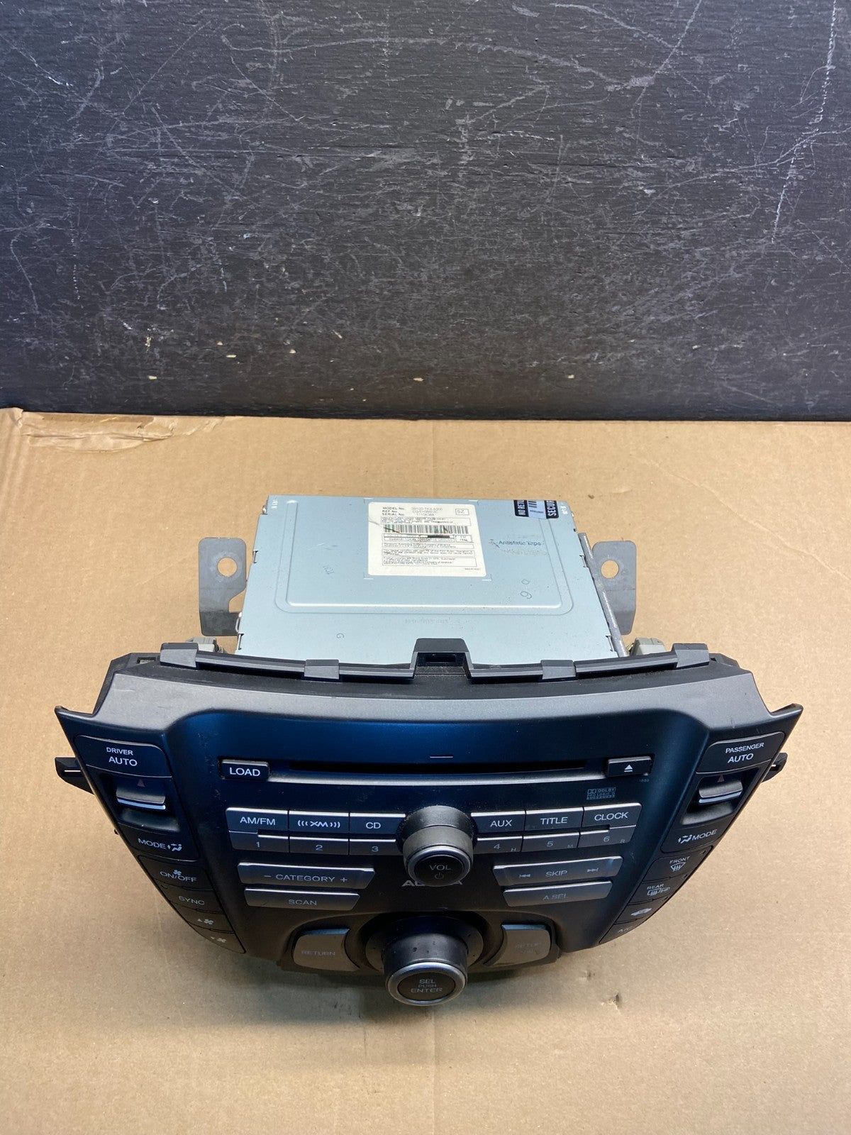 2009 2011 Acura TL AM FM CD MP3 DVD Navigation Radio Player Receive AF9021 DG3