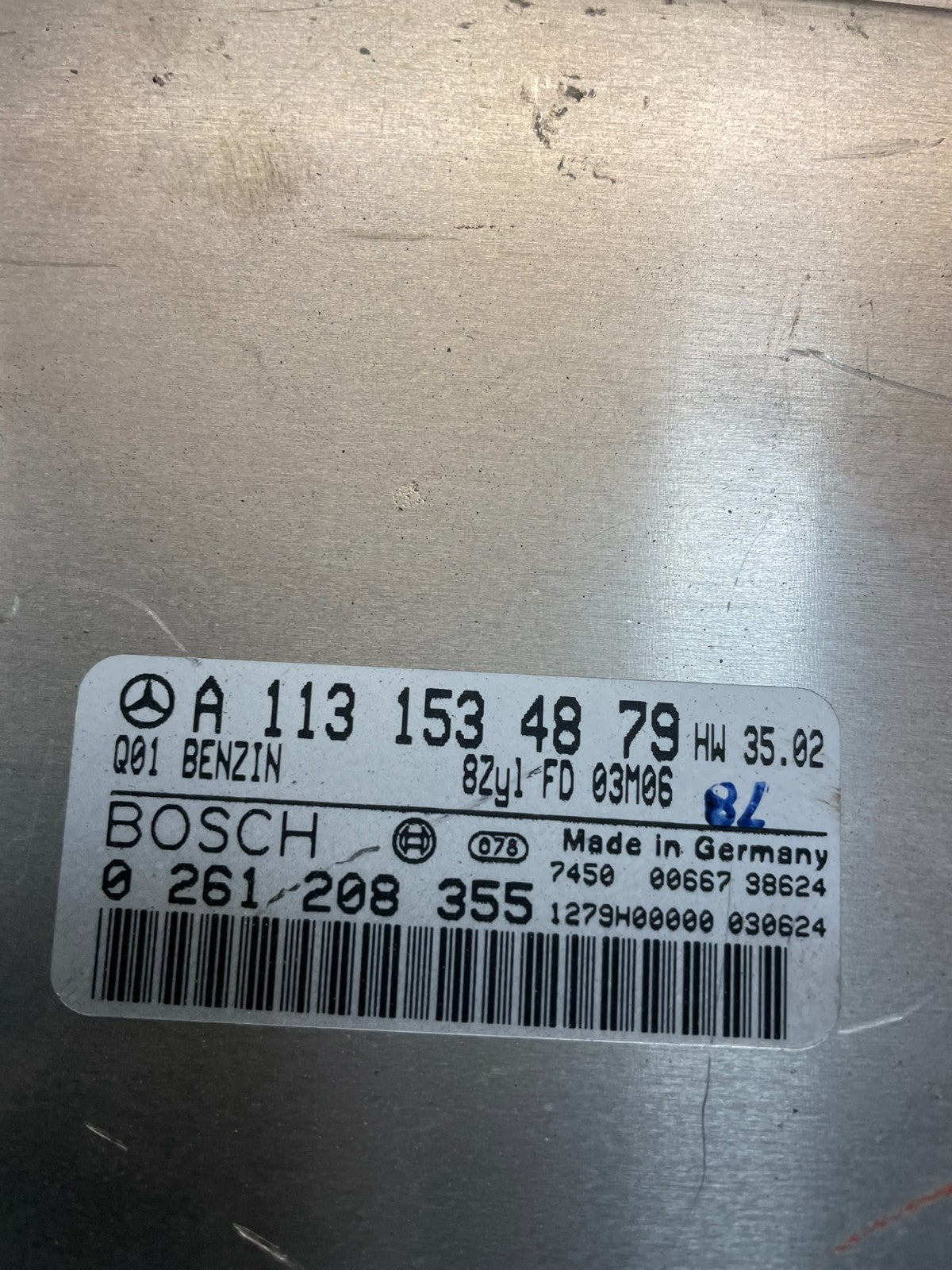 2003 to 2006 Mercedes S430 SL500 ECU ECM Engine Control Module Unit OEM X1073 DG3