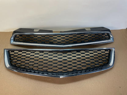 2010-2013 Chevrolet Equinox Upper Lower Set Front Chrome Grill Grille AG3011 DG0