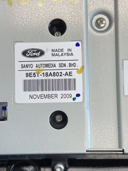 2010 to 2012 Ford Fusion Radio Climate Control A/C Control AG8756 DG5