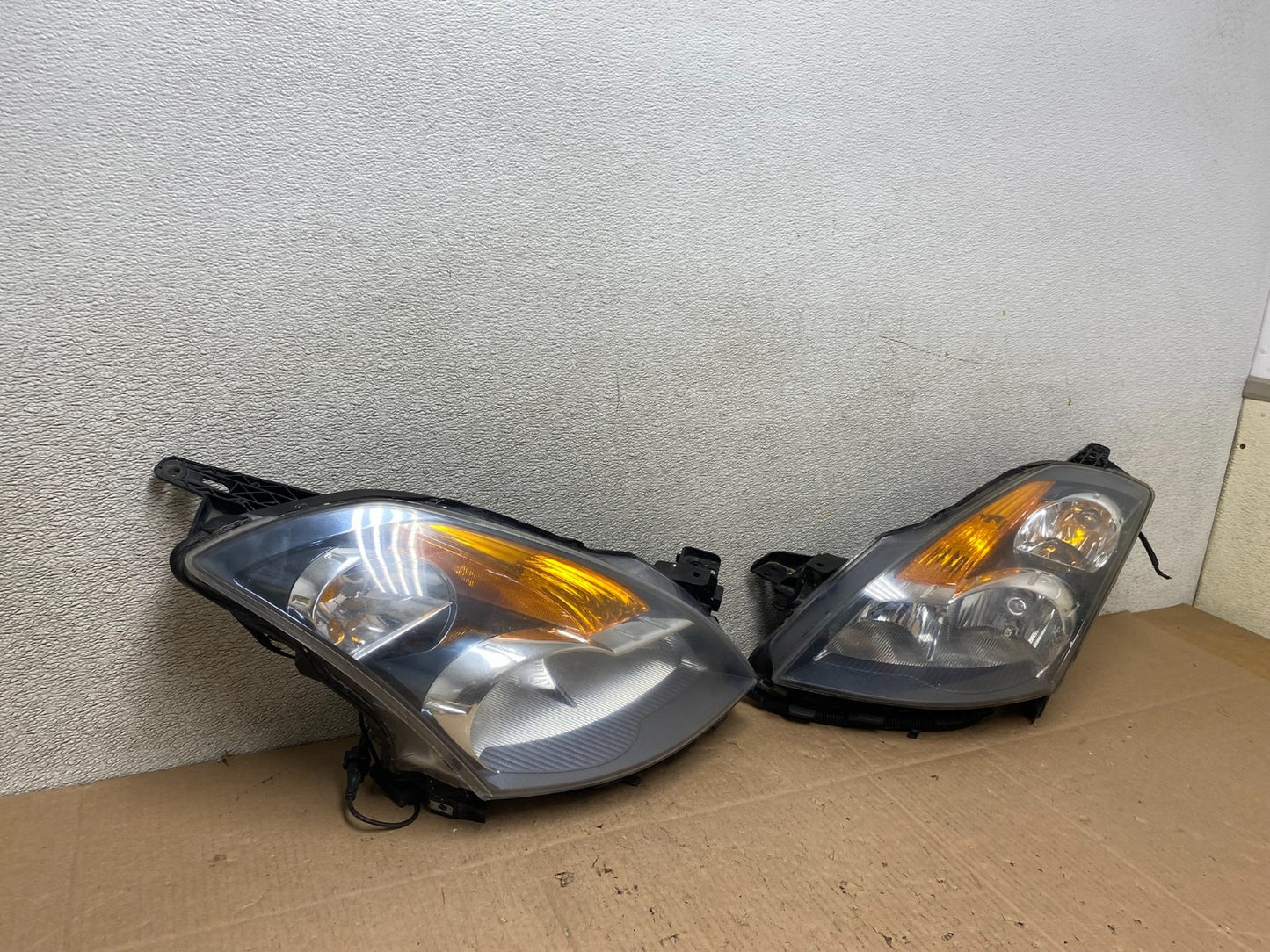 Sedan 2007 2008 2009 Nissan Altima Left+Right Set Headlights W0829 DW2