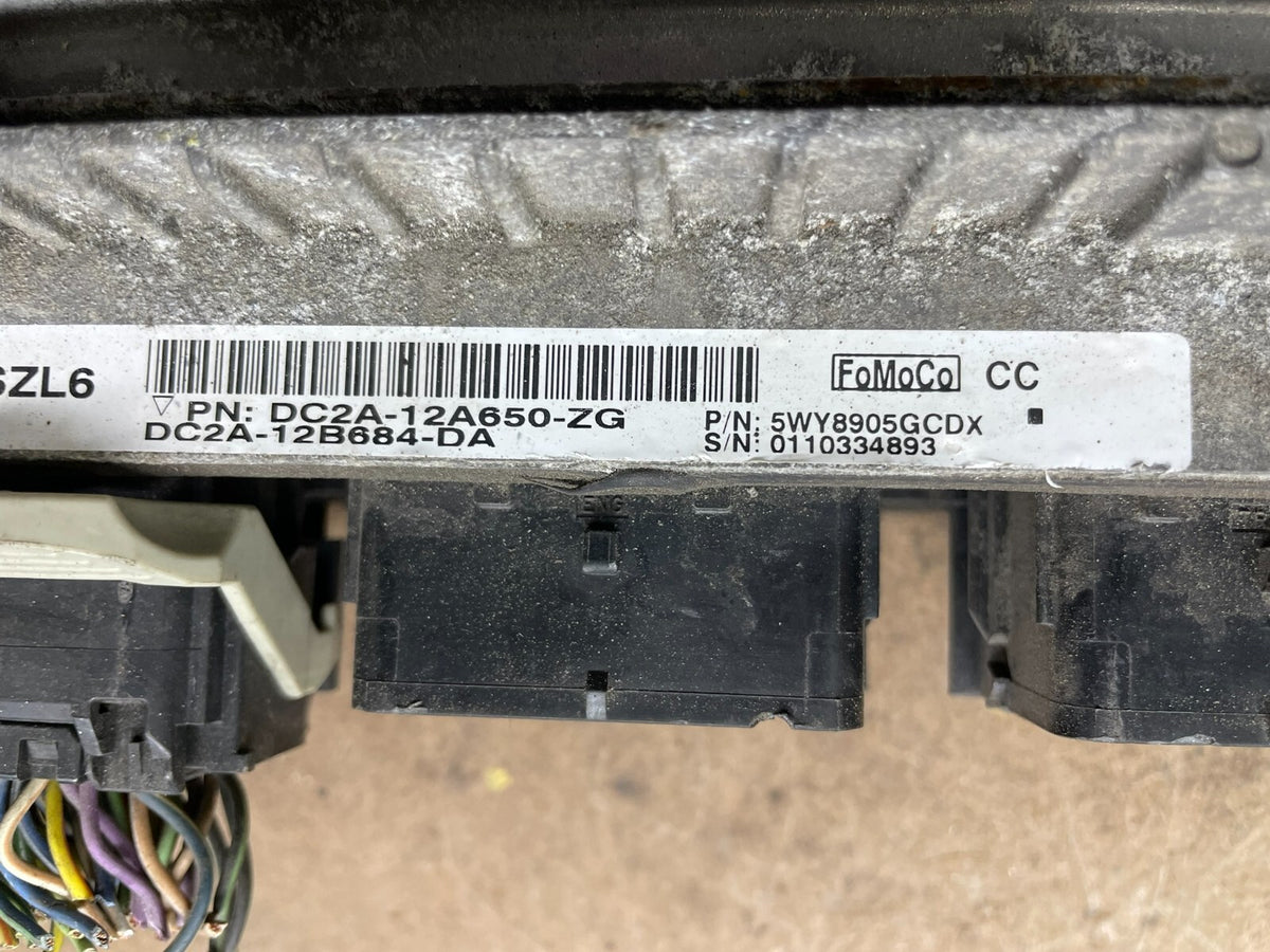 2014 Ford E250 E350 E450 Engine Control Module Computer dc2a-12a650-zg N4747 C2