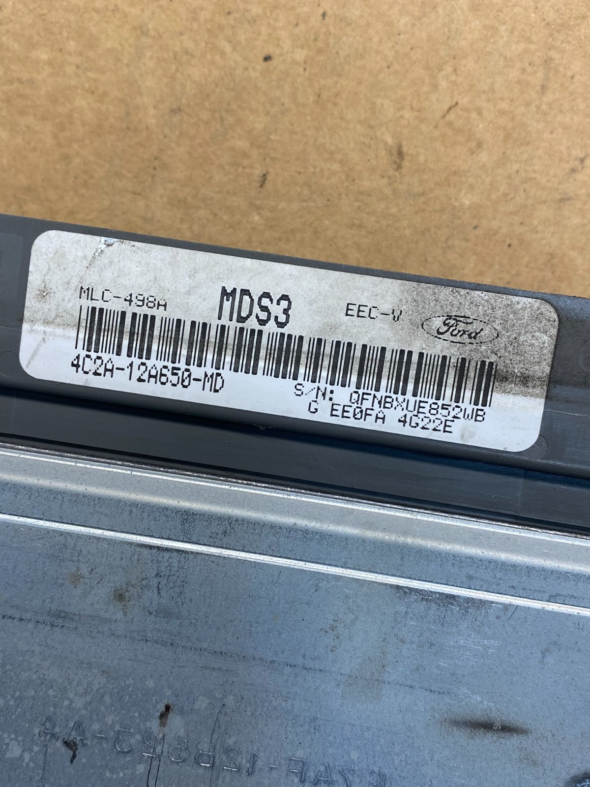 2004 Ford Van E250 4.6L Engine Control Module 4c2a-12a650-md ah6994 DG2