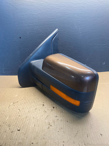 2009 to 2014 Ford F150 Left Driver LH Turn Chrome View Door Mirror AC2622 DW2