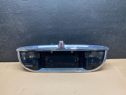 1999-2002 Lincoln Continental License Plate Panel Backup Lights Trim Oem I73640