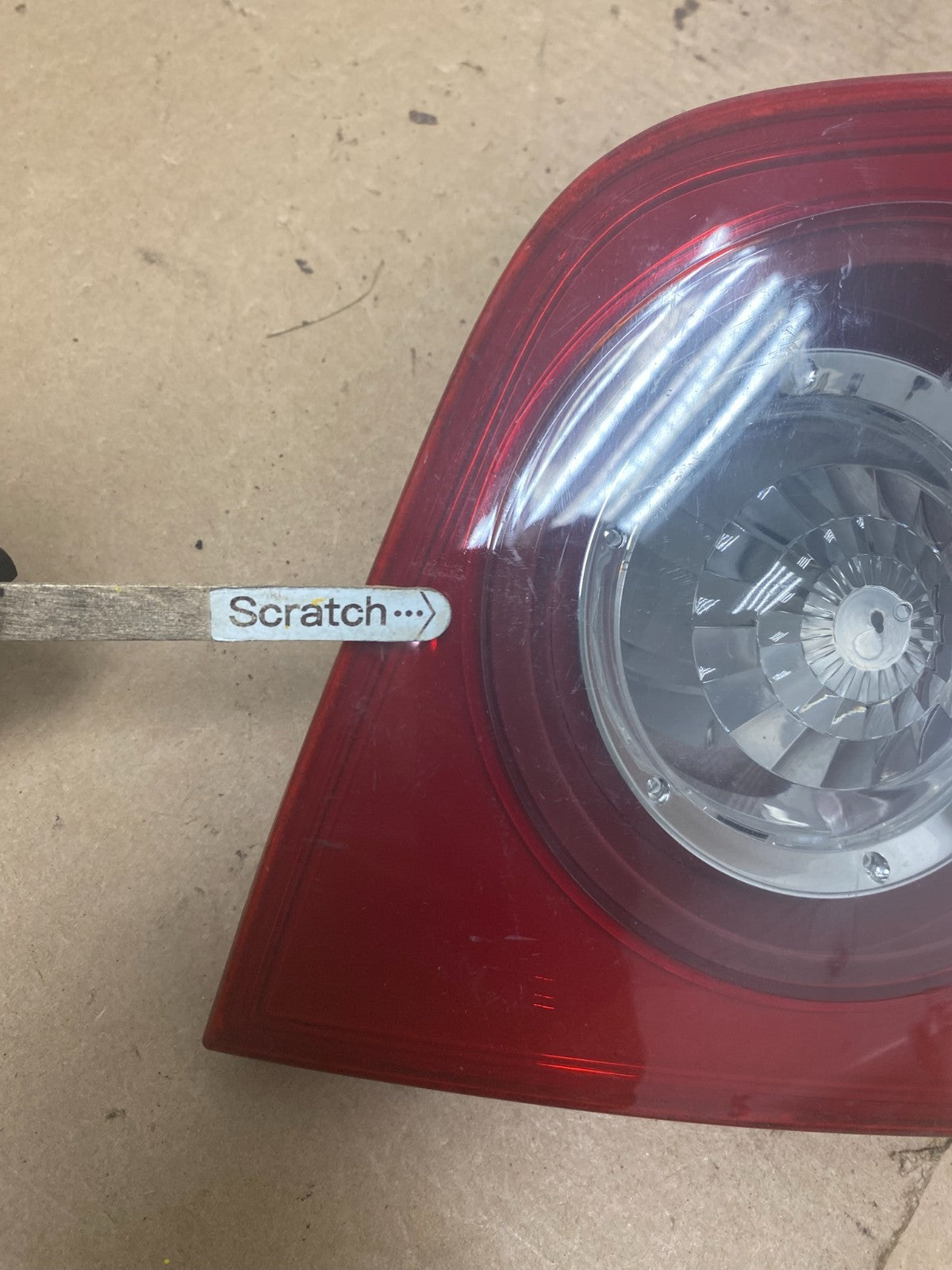 2004 2005 2006 Mazda 3 Sedan Left Driver LH Side Tail Light inner P5025 DW6