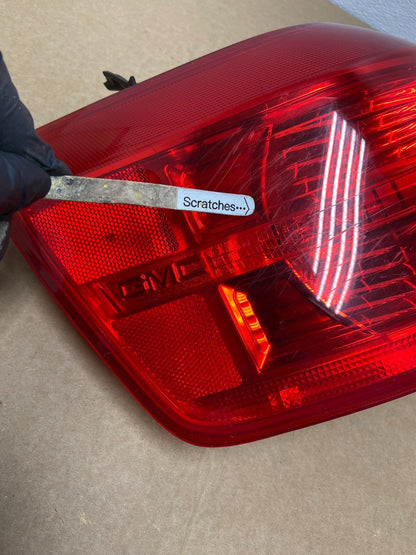 2010 to 2017 GMC Terrain Halogen Tail Light Left Driver Lh Side OEM AB9941 DW3