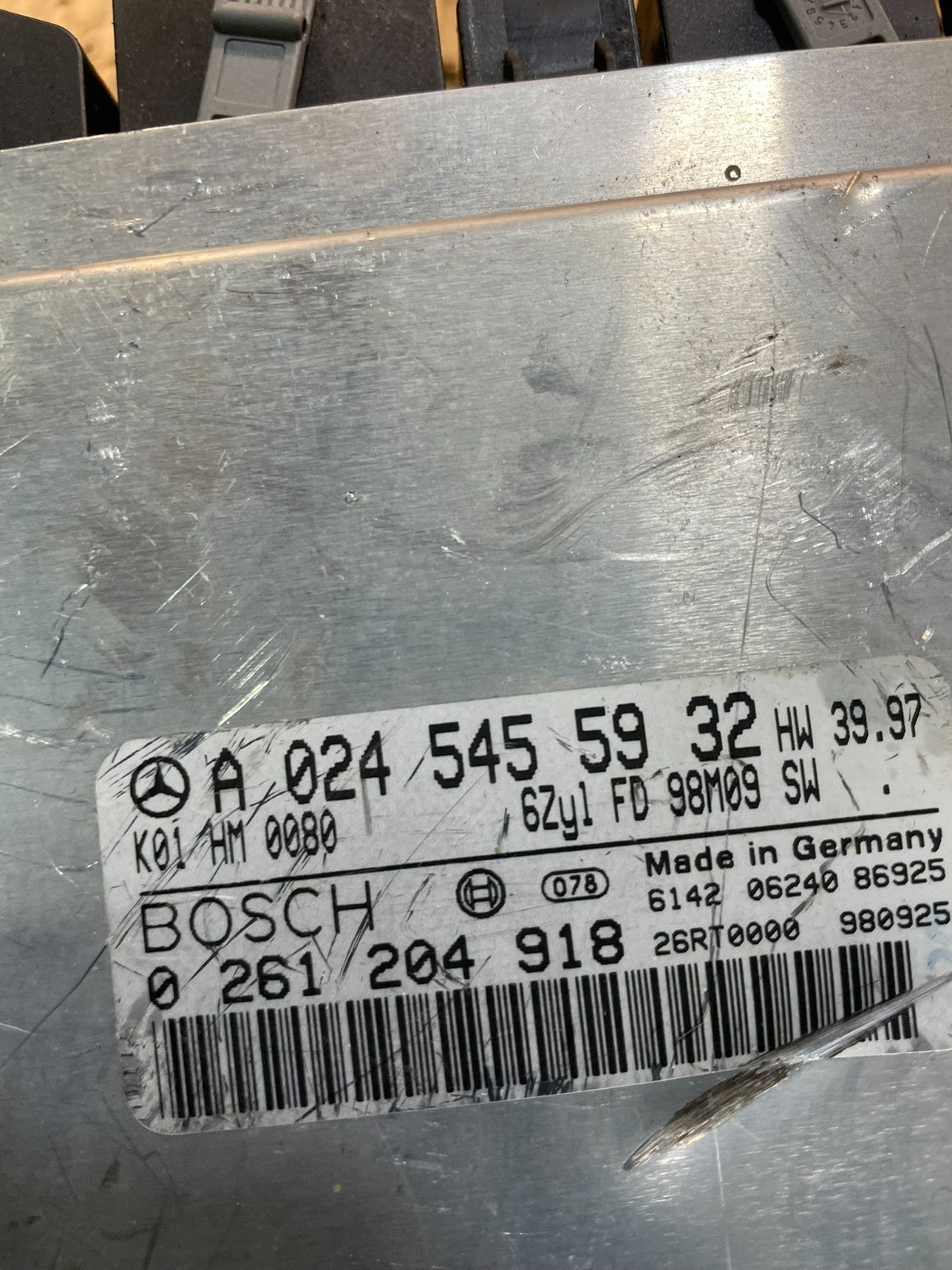 1997-2000 Mercedes Benz SL320 C230 ECU ECM Engine Control Module OEM Y0041 DG3